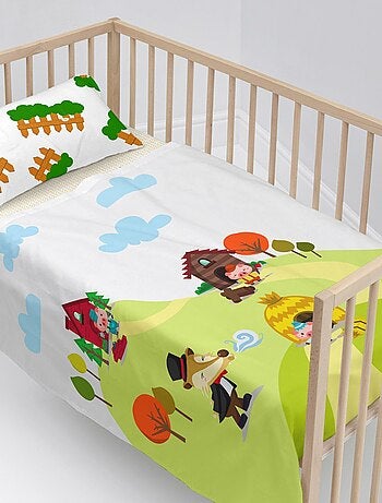 Juego de sábanas 2 piezas Piggys "Happyfriday