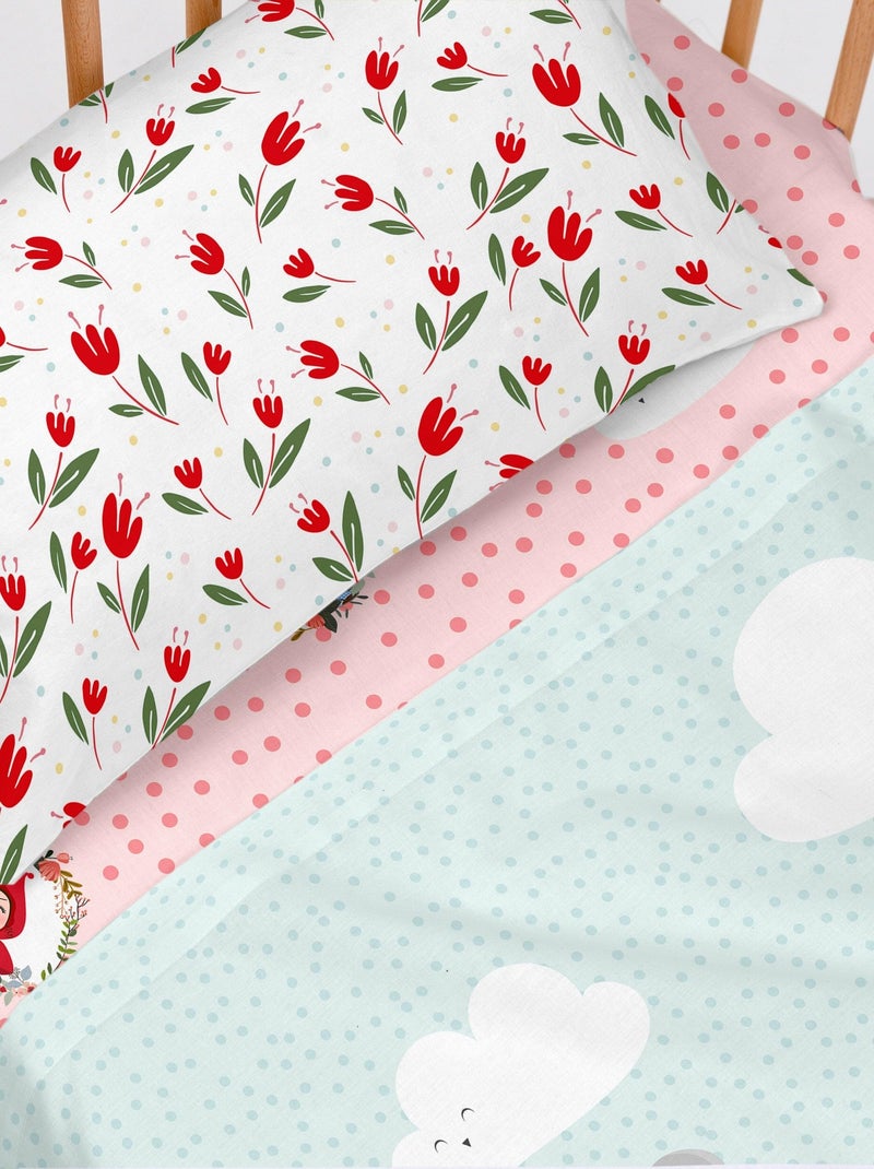 Juego de sábanas 2 piezas Red riding hood "Happyfriday" Multicolor - Kiabi