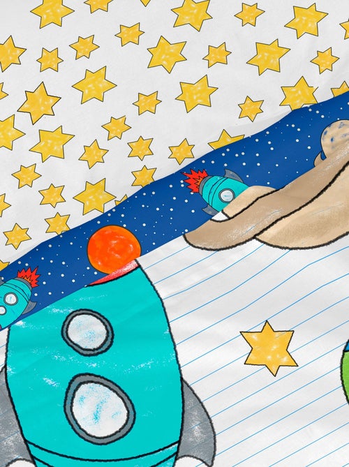 Juego de sábanas 2 piezas Space rocket "Happyfriday" - Kiabi
