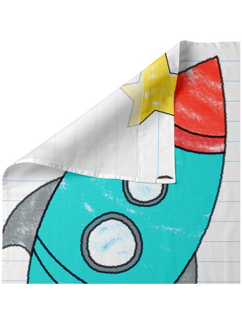 Juego de sábanas 2 piezas Space rocket "Happyfriday" - Kiabi