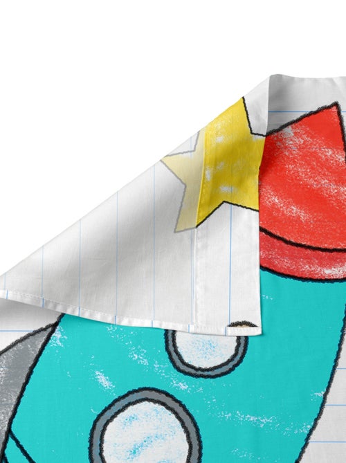 Juego de sábanas 2 piezas Space rocket "Happyfriday" - Kiabi