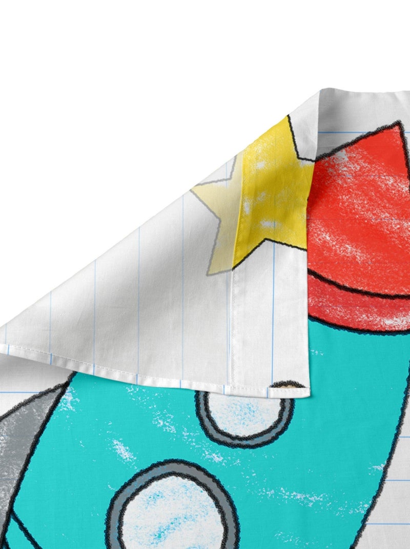 Juego de sábanas 2 piezas Space rocket "Happyfriday" Multicolor - Kiabi