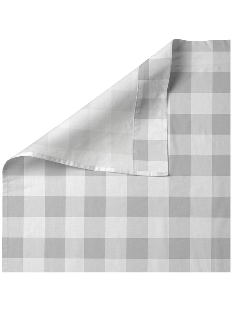 Juego de sábanas 2 piezas Vichy "Happyfriday" Gris - Kiabi