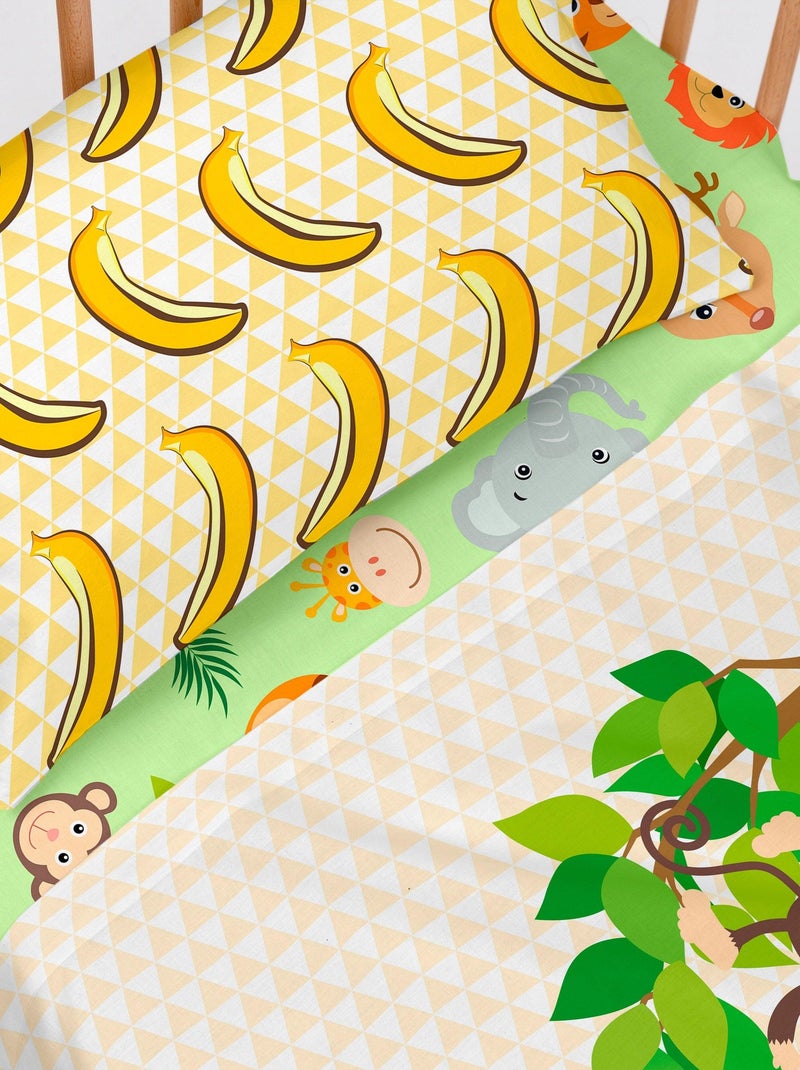 Juego de sábanas 2 piezas Wild "Happyfriday" Blanco - Kiabi