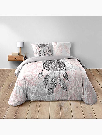 Juego de sábanas 3 piezas atrapasueños de algodón + fundas de almohada