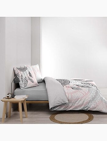 Juego de sábanas 3 piezas atrapasueños de algodón + fundas de almohada