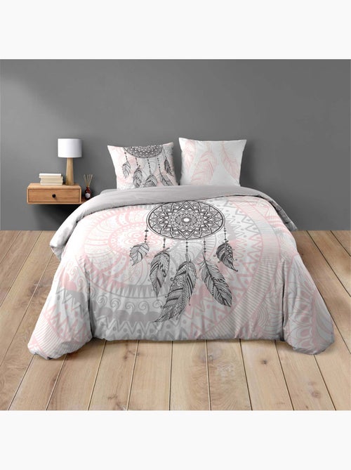 Juego de sábanas 3 piezas atrapasueños de algodón + fundas de almohada - Kiabi