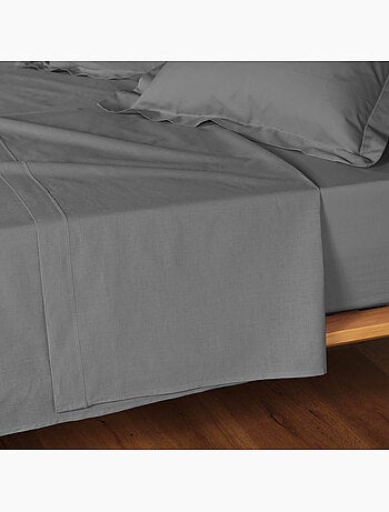 Juego de sábanas 4 piezas algodón 57 hilos – sábana bajera, sábana encimera y 2 fundas de almohada