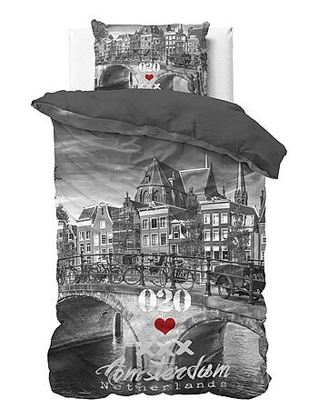 Juego de sabanas Algodón Puente de Ámsterdam