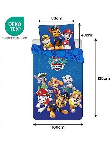 Juego de sabanas bebé algodón reversible Chase