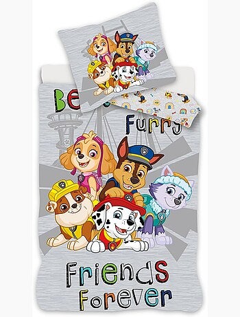 Juego de sabanas Bebé Algodón Reversible Chase Forever