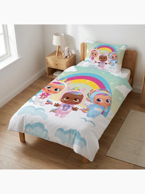 Juego de sabanas bebé algodón reversible Cry Babies - Kiabi