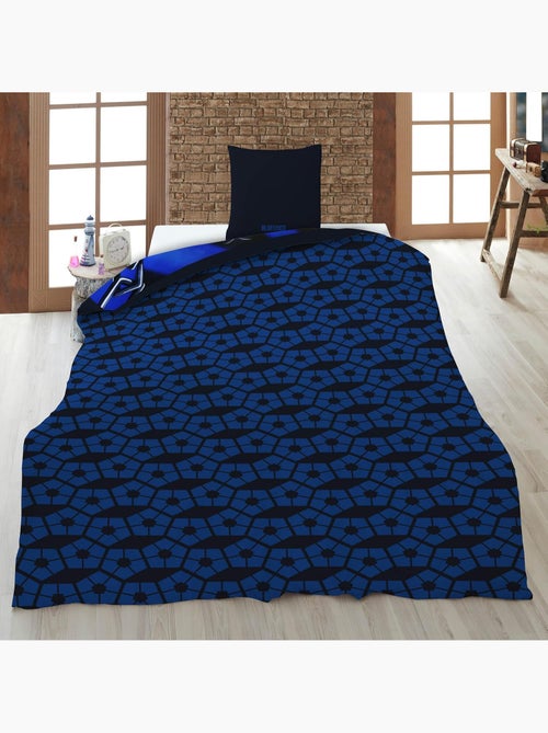 Juego de sabanas Blue Lock Infantil, Textil Oeko-Tex, Cama 1 plaza, Funda nórdica 140x200 cm - Kiabi Juego de sabanas Blue Lock Infantil, Textil Oeko-Tex, Cama 1 plaza, Funda nórdica 140x200 cm - Kiabi