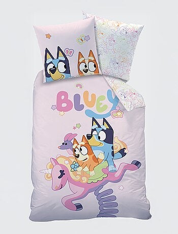 Juego de sábanas 'Bluey' 2 piezas - 1 funda nórdica individual + 1 funda de almohada