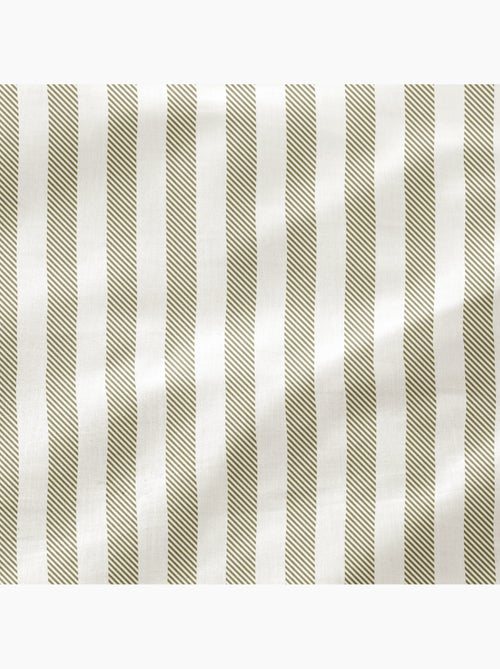 Juego de sabanas con estampado a rayas, 100% algodón. - Kiabi Juego de sabanas con estampado a rayas, 100% algodón. - Kiabi