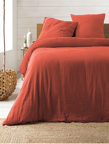 Juego de sábanas de gasa de algodón