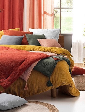 Juego de sábanas de gasa de algodón