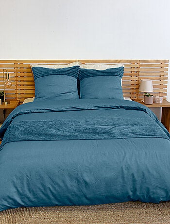 Juego de sábanas de pana de 3 piezas funda + fundas de almohada