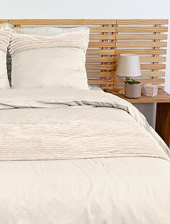 Juego de sábanas de pana de 3 piezas funda + fundas de almohada