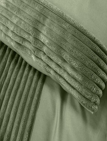 Juego de sábanas de pana de 3 piezas funda + fundas de almohada