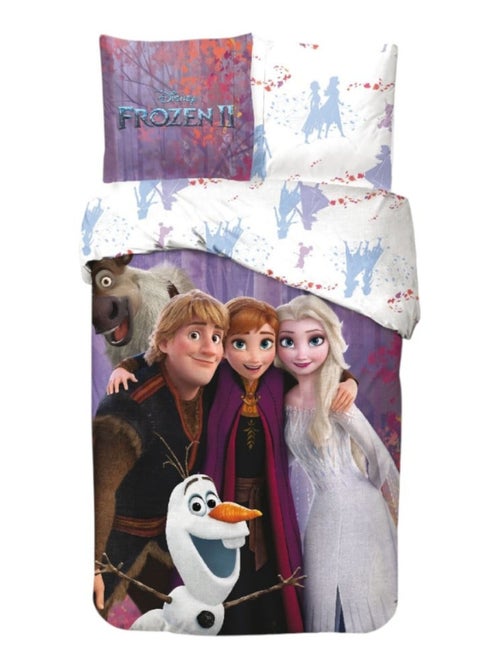 Juego de sabanas Disney La Reina de las Nieves infantil, 100% algodón Oeko-Tex, cama 1 plaza - Kiabi Juego de sabanas Disney La Reina de las Nieves infantil, 100% algodón Oeko-Tex, cama 1 plaza - Kiabi