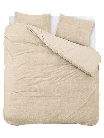 Juego de sábanas doble acogedor taupe