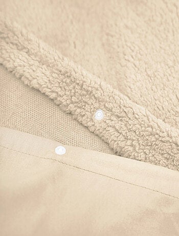 Juego de sábanas doble acogedor taupe