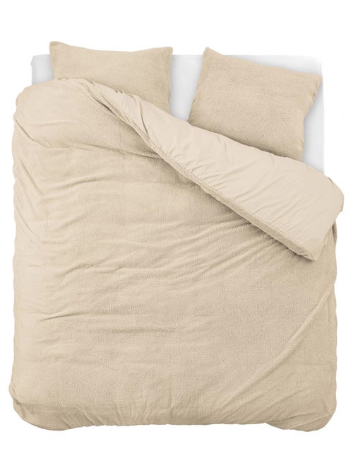 Juego de sábanas doble acogedor taupe - Kiabi