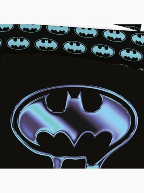 Juego de sabanas doble Batman policoton estampado reversible para cama de 2 plazas, COMICS - Kiabi Juego de sabanas doble Batman policoton estampado reversible para cama de 2 plazas, COMICS - Kiabi