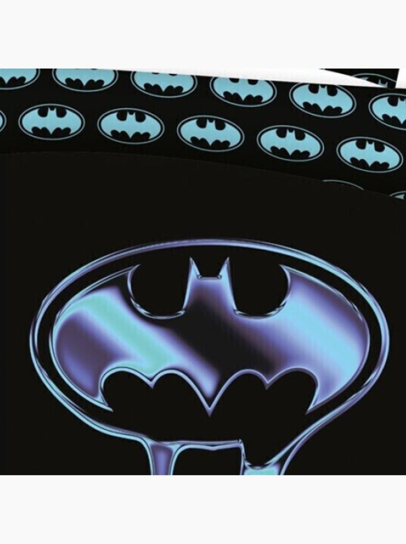 Juego de sabanas doble Batman policoton estampado reversible para cama de 2 plazas, COMICS Multicolor - Kiabi