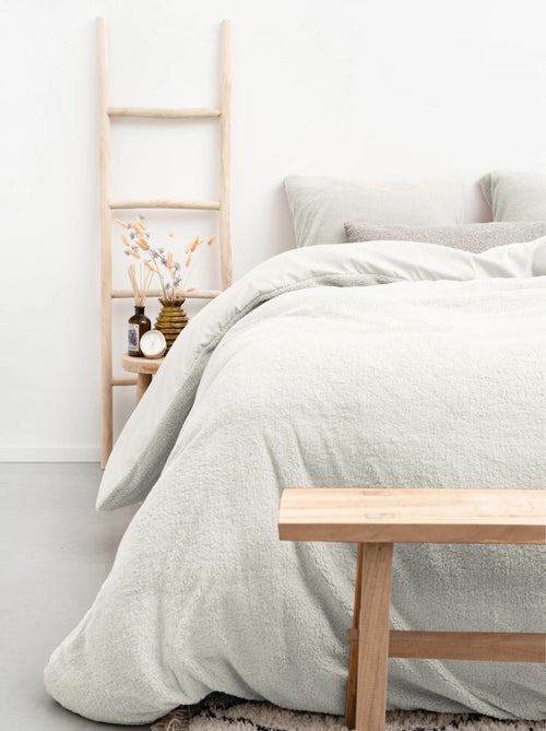 Juego de sabanas Doble Cocooning Blanco - Kiabi