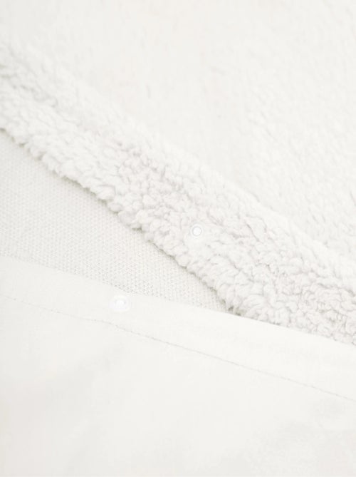 Juego de sabanas Doble Cocooning Blanco - Kiabi