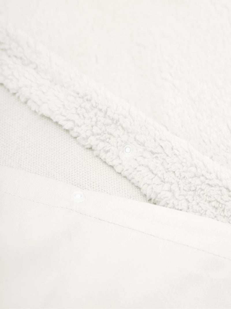 Juego de sabanas Doble Cocooning Blanco Blanco - Kiabi