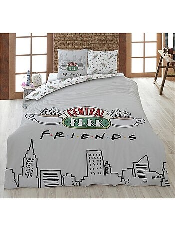 Juego de sabanas doble Friends, textil Oeko-Tex, estampado reversible, cama 2 plazas, NEW-YORK