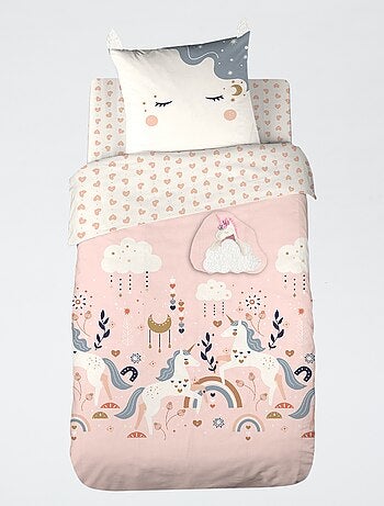Juego de sábanas individual de 2 piezas: funda nórdica + funda de almohada