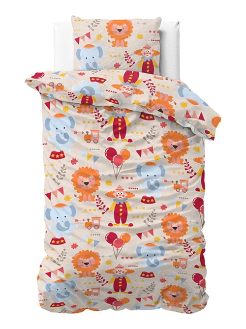 juego de sabanas infantil algodón Elefante y León - Kiabi juego de sabanas infantil algodón Elefante y León - Kiabi