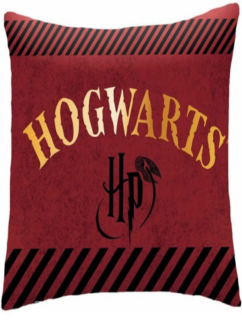 Juego de sabanas infantil algodón reversible Hogwarts Rojo - Kiabi