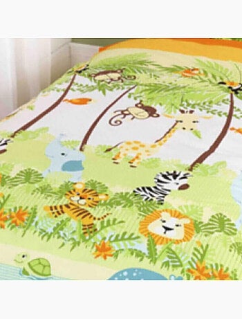 Juego de sábanas infantil Animales de la jungla