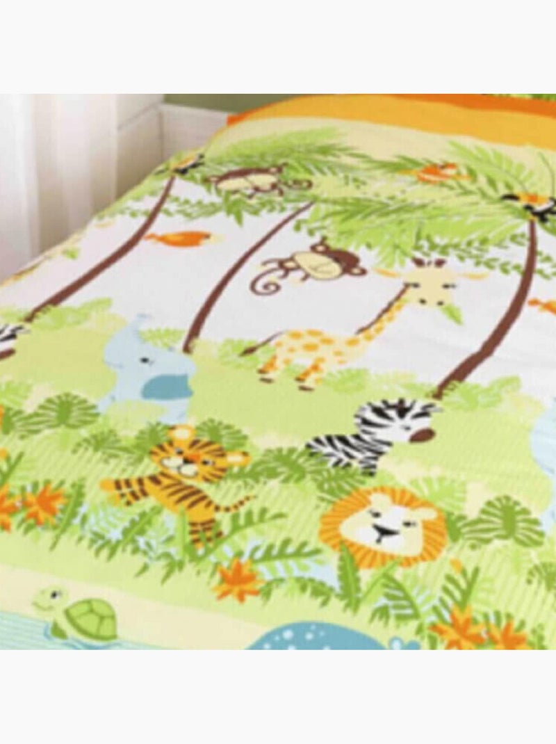 Juego de sábanas infantil Animales de la jungla Multicolor - Kiabi