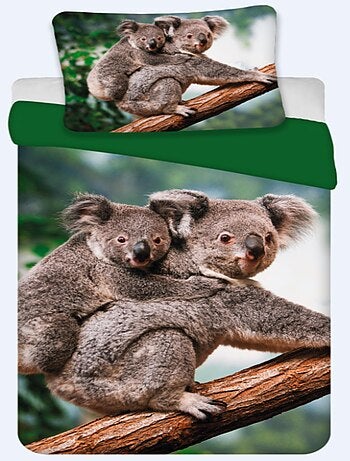 Juego de sábanas infantil de algodón Koala