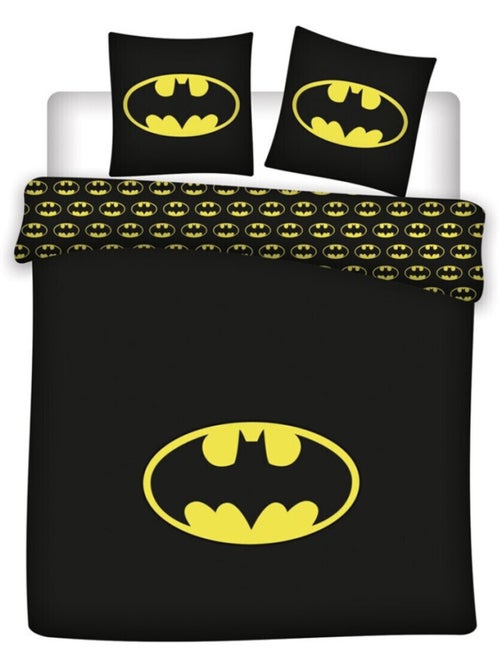 Juego de sabanas infantil doble Batman estampado reversible para cama de 2 plazas, COMICS - Kiabi