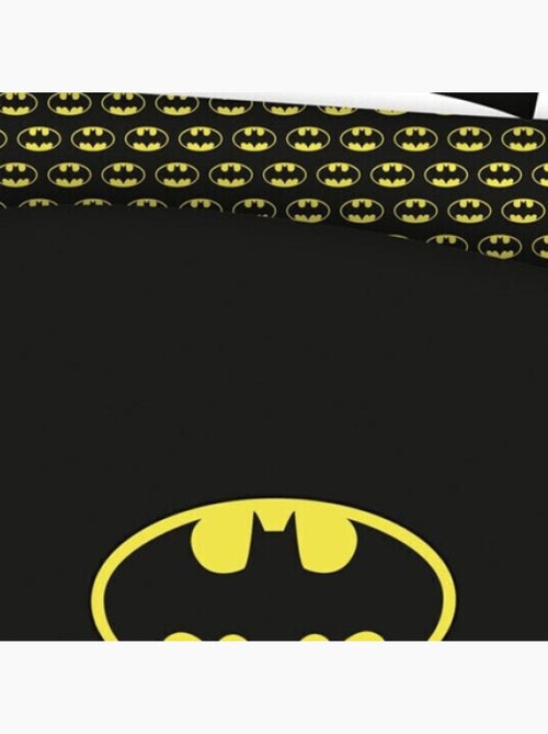 Juego de sabanas infantil doble Batman estampado reversible para cama de 2 plazas, COMICS - Kiabi