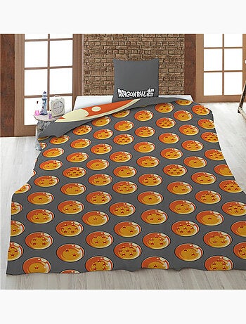 Juego de sabanas Infantil Dragon Ball Z Polialgodón Estampado Reversible Cama 1 plaza, SON GOKU