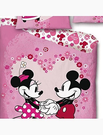 Juego de sábanas infantil Flores rosas