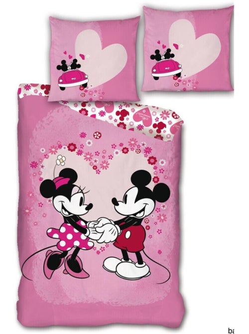 Juego de sábanas infantil Flores rosas - Kiabi Juego de sábanas infantil Flores rosas - Kiabi