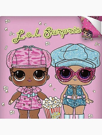 Juego de sábanas infantil LOL Surprise rosa