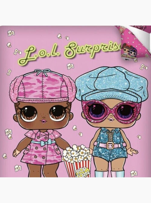 Juego de sábanas infantil LOL Surprise rosa - Kiabi
