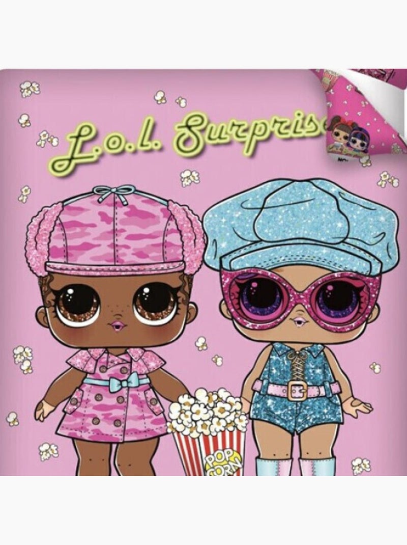 Juego de sábanas infantil LOL Surprise rosa Multicolor - Kiabi