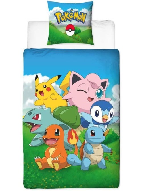 Juego de sabanas Infantil Pok?mon, Microfibra Oeko-Tex, Estampado Reversible, Cama 1 plaza, PIKACHU - Kiabi Juego de sabanas Infantil Pok?mon, Microfibra Oeko-Tex, Estampado Reversible, Cama 1 plaza, PIKACHU - Kiabi