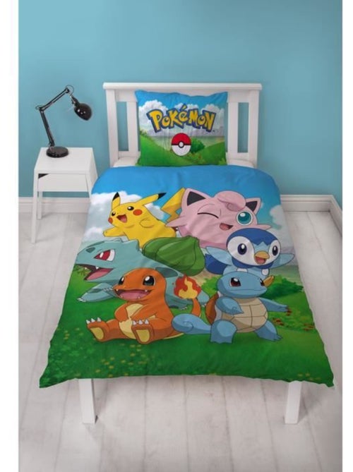 Juego de sabanas Infantil Pok?mon, Microfibra Oeko-Tex, Estampado Reversible, Cama 1 plaza, PIKACHU - Kiabi Juego de sabanas Infantil Pok?mon, Microfibra Oeko-Tex, Estampado Reversible, Cama 1 plaza, PIKACHU - Kiabi